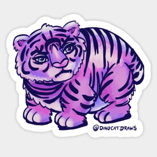 Chonk Tiger Bèbè Sticker